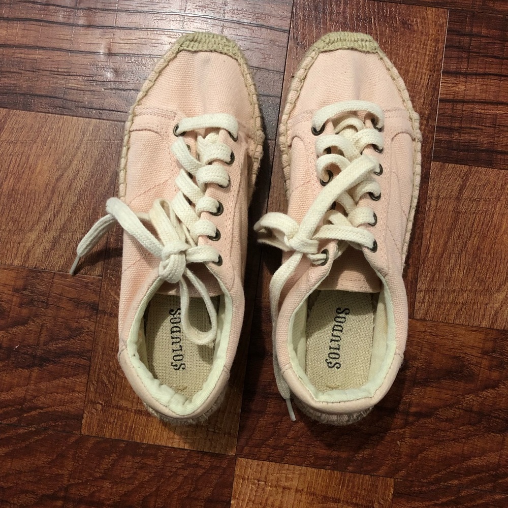 Soludos Pale Pink Espadrilles